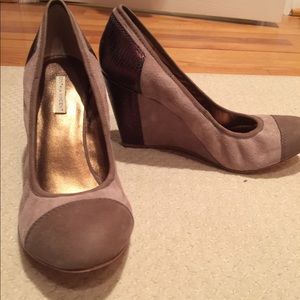 Cynthia Vincent Suede Wedge